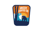 Retro Stickers - Grizzly Coffee Co LLC