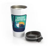 Stainless Steel Travel Mug - Grizzly Coffee Co LLC